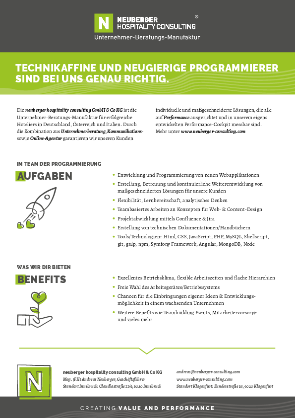 neuberger hospitality consulting GmbH & Co KG